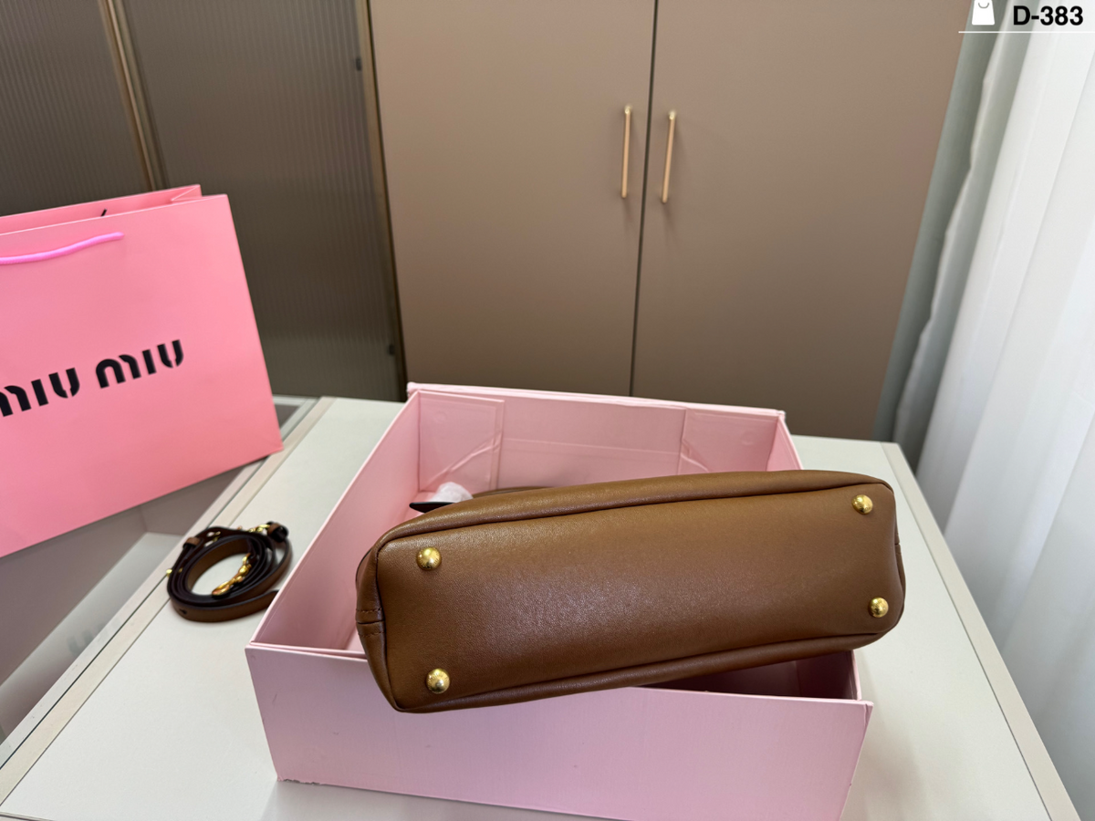 MIU07 New arrive fashion black brown coffee beige bag for woman hands bag beautiful gift to choose gift 30*21cm