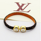 LEM385  New Arrive Fashion Open Bracelet Metal Letter Wristband Bracelet Couple Accessories for Woman