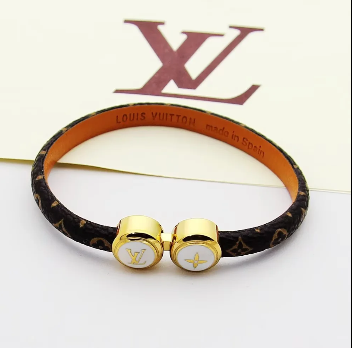 LEM385  New Arrive Fashion Open Bracelet Metal Letter Wristband Bracelet Couple Accessories for Woman