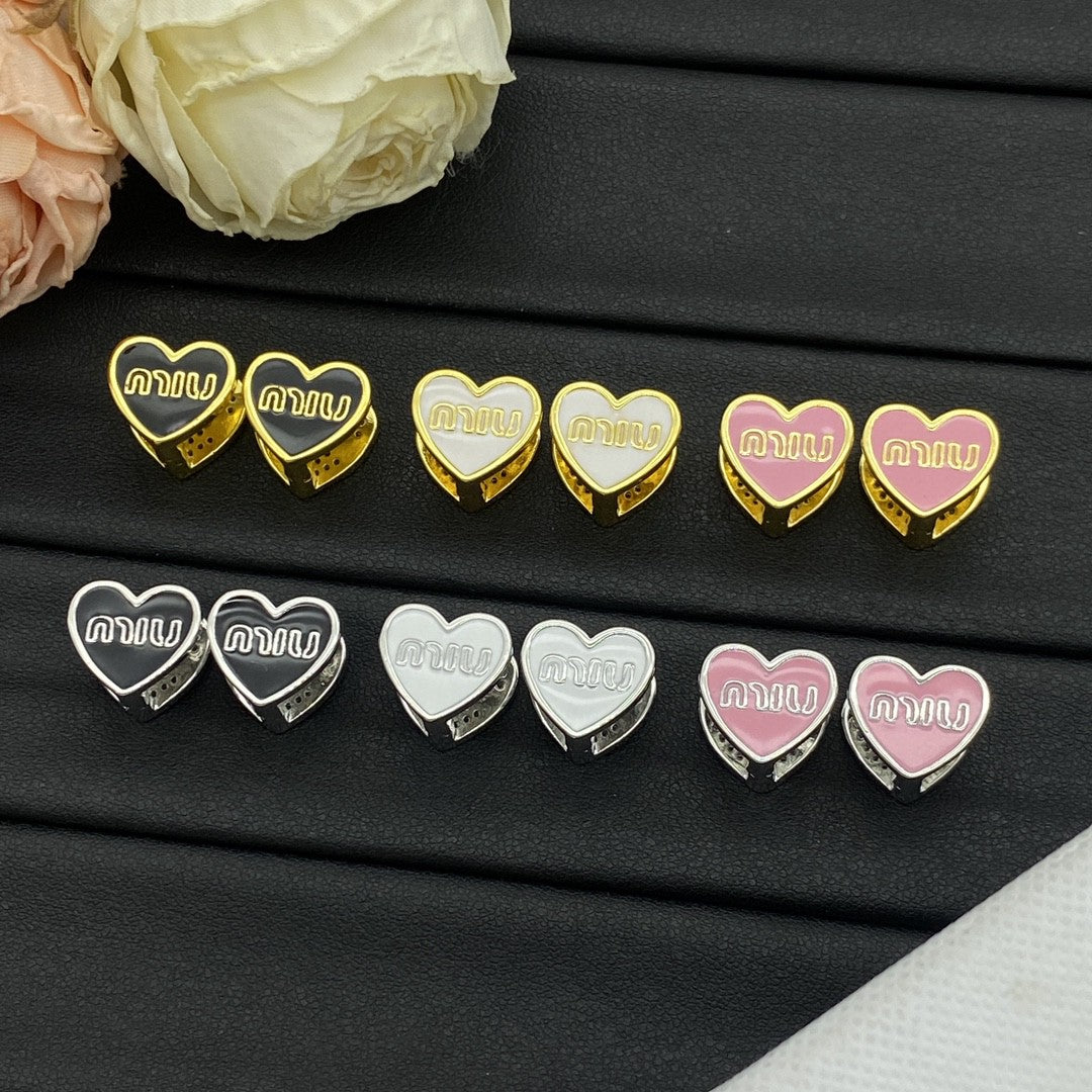 CEM211 New Arrive Fashion  Hot Sale  with Diamond Heart Earring  for Woman Jewelry To Choose