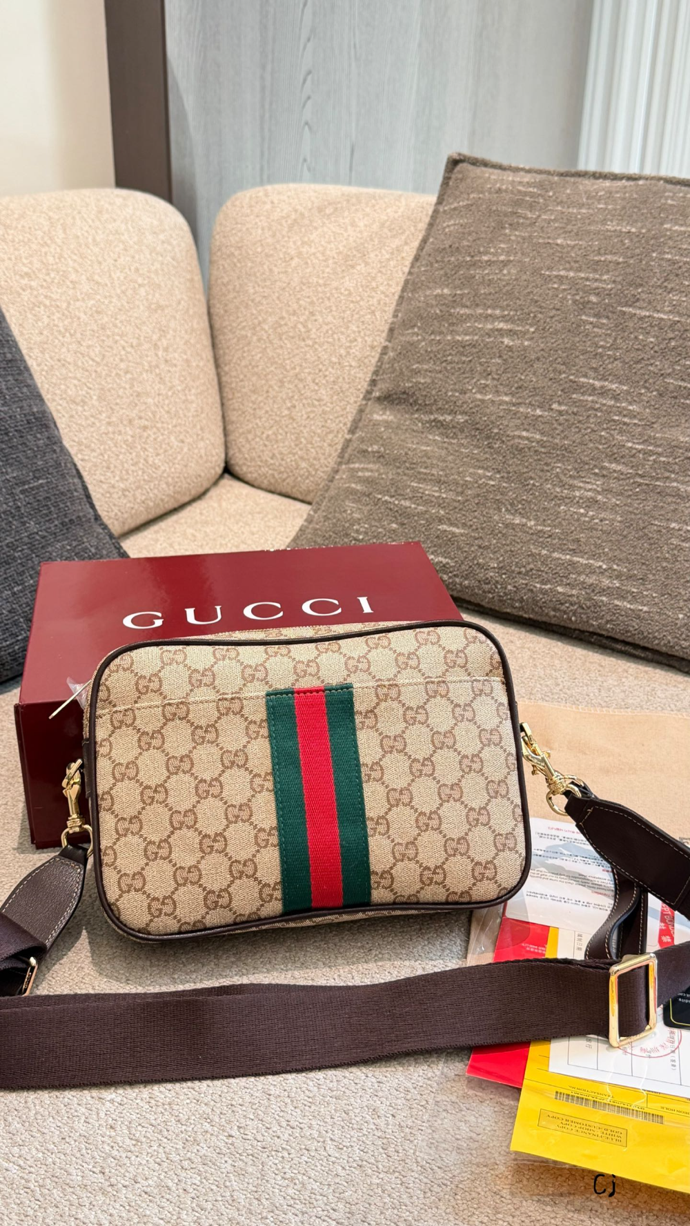 GEM206 New arrive fashion khaki color bag for woman beautiful gift to choose