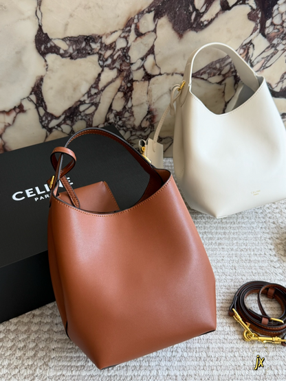 CLEM39 New arrive fashion black white brown blue bag for woman hands bag beautiful gift to choose gift 19×11.5×18cm