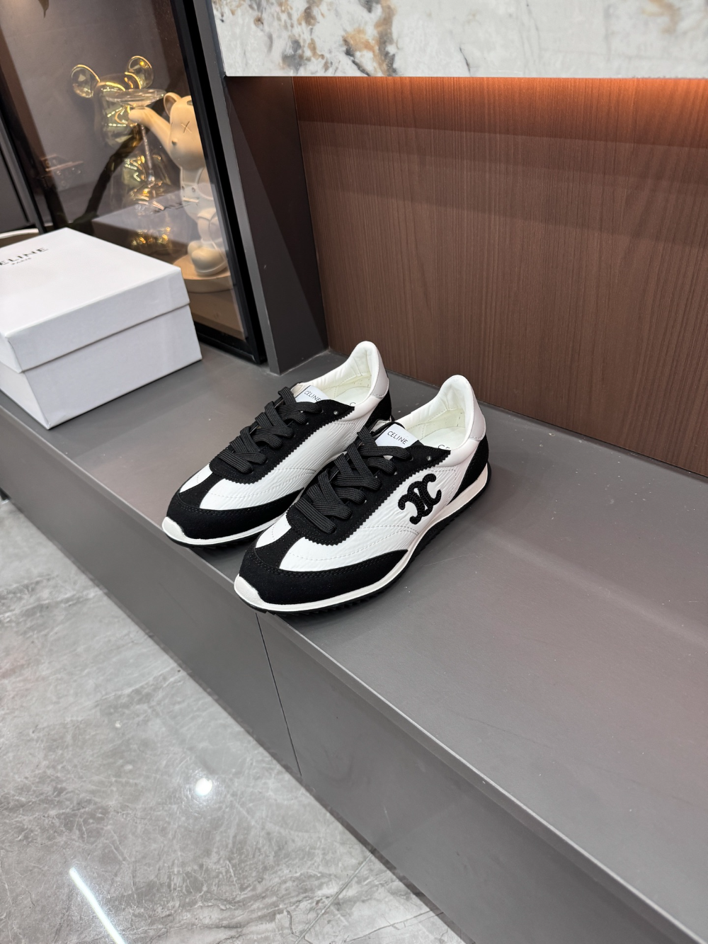 CLEM43 fashion 2 color  shose for woman black grey brown color  beautiful gift to choose