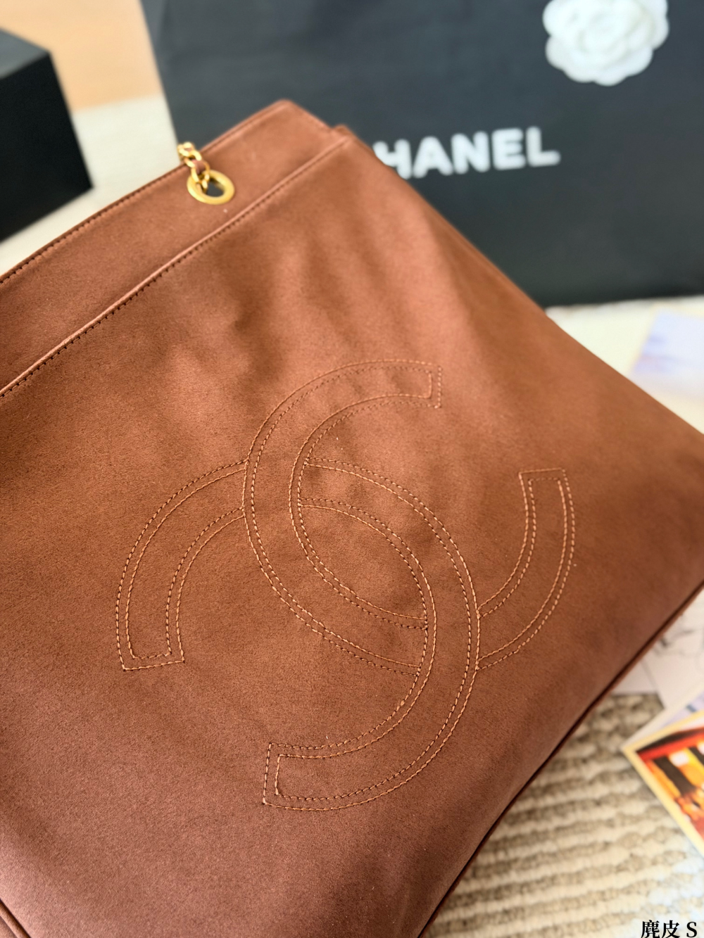 CEM384 New arrive fashion caramel color bag for woman beautiful gift to choose size 40 *30cm
