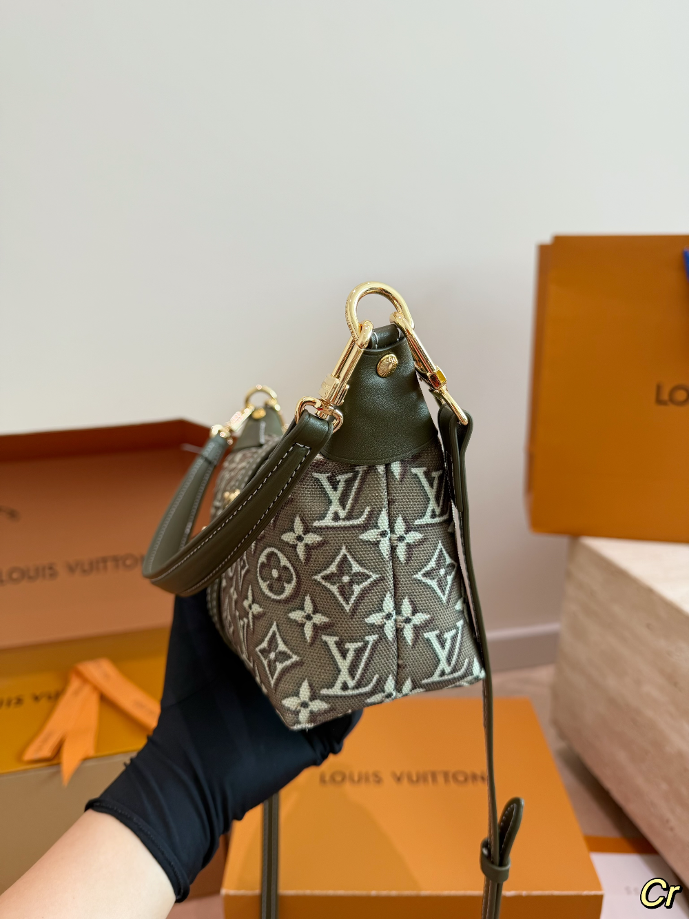LEM593 New arrive fashion army green color bag for woman beautiful gift to choose