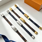 LEM563 New trendy three-dimensional metal letter bracelet a pair of ladies' accessories for couples