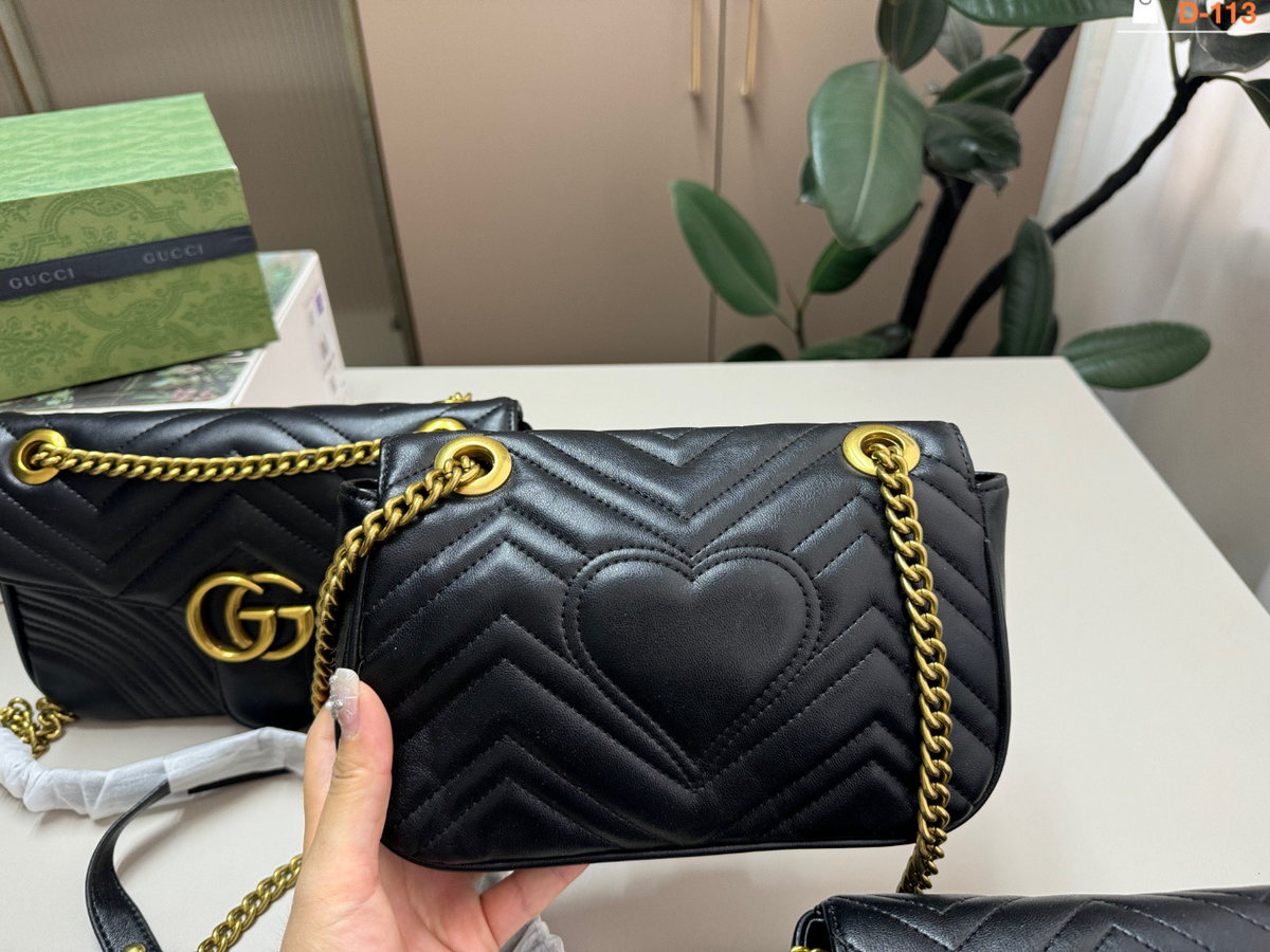 GEM239 New arrive fashion black red white deep red color bag for woman beautiful gift to choose 3 size