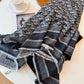 DEM234 Classic Luxury Designer scarf  cashmere fringe Designer scarf Scarf shawl blanket Winter for women and men 140*140cm