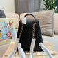 LEM576 New arrive fashion black color bag for woman beautiful gift to choose size 20×25cm
