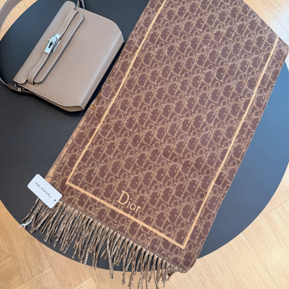 DEM329 new arrive  Hot sale brown black color fashion beautiful  scarf  for woman gift  to choose size 180*45cm