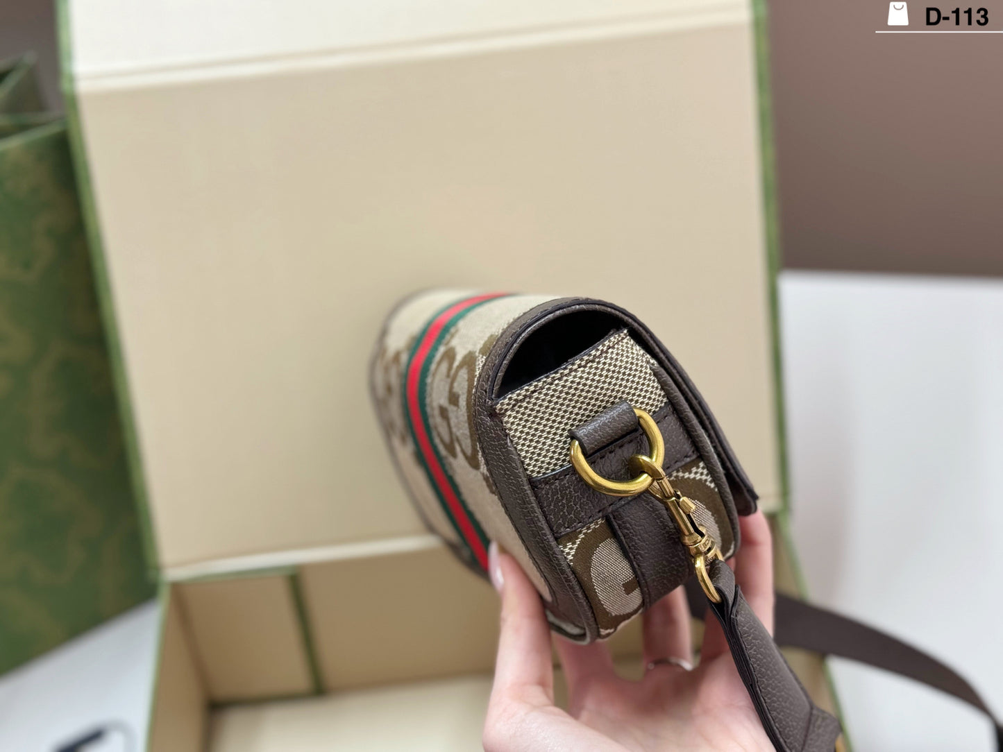 GEM148 New arrive fashion  brown color cute bag for woman man handbag Canvas tote bag size 20x14 cm