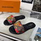 LEM535 New arrive fashion black brown blue shose for woman beautiful Slippers gift to choose