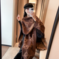 GEM256 new arrive  Hot sale dark brown color fashion beautiful  scarf  for woman gift  to choose 145x185cm