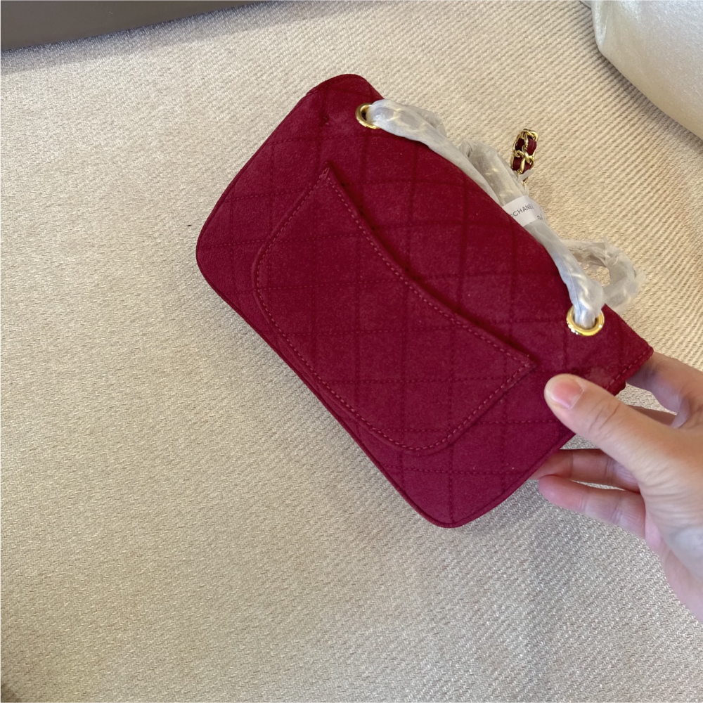 CEM505 New arrive fashion grey red khaki coffee green bag for woman hands bag beautiful gift to choose gift 20cm