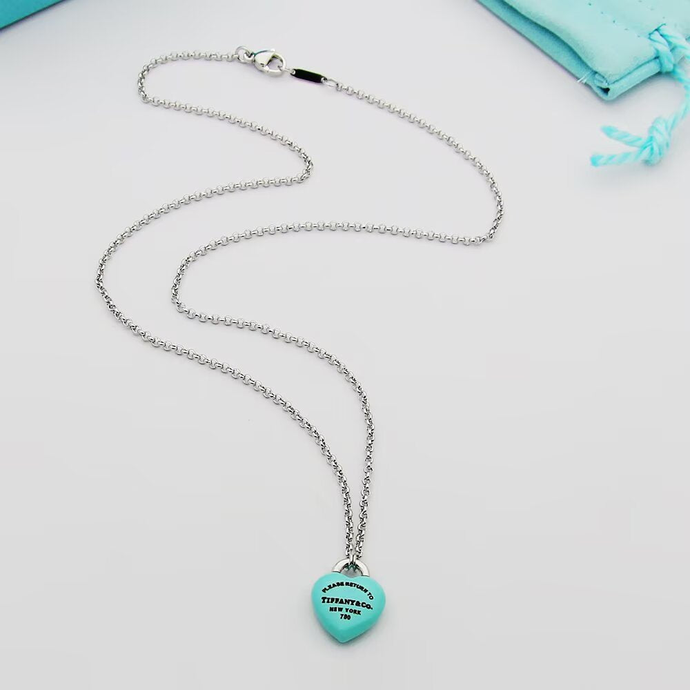 TEM19 Necklaces Designer Returnto Necklace Sterling Silver 925 tifanyly And Co Selected Quality Minimalist Contemporary Style