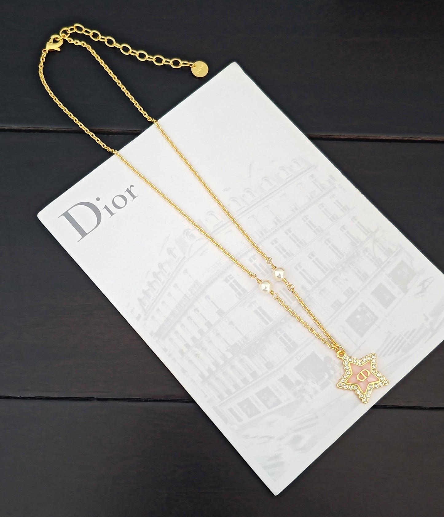 DEM284  New Arrive Fashion  with Diamond Stars Pearl  Necklce for Woman Jewelry To Choose Gift