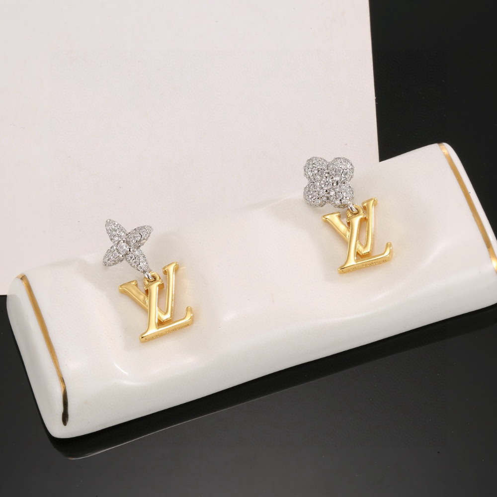 LEM478 New Arrive Silver and Gold Color Earring Fashion Design Earring Charm for Women Jewelry