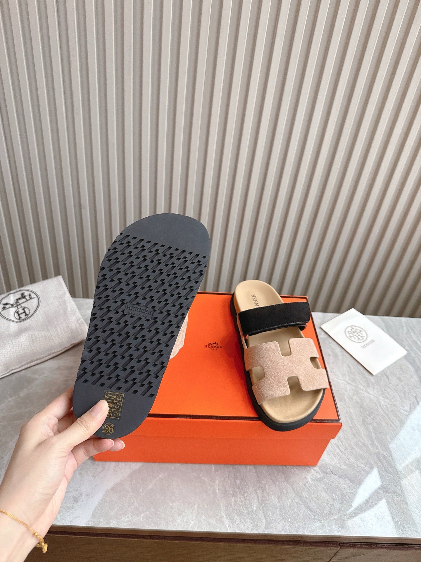 HEM101 Designer women Slippers sandals shoes for women mix color shoes high quality size 35 to 42
