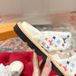 LEM453 Designer women Slippers sandals shoes for women mix color shoes high quality size 4.5cm
