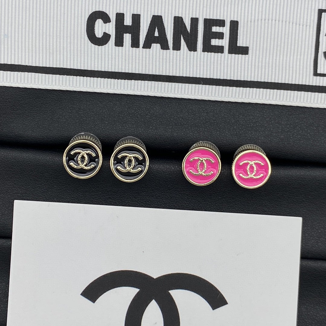 CEM216 New Arrive Fashion  Hot Sale  with Diamond Heart Earring  for Woman Jewelry Black and Pink Color To Choose Gift