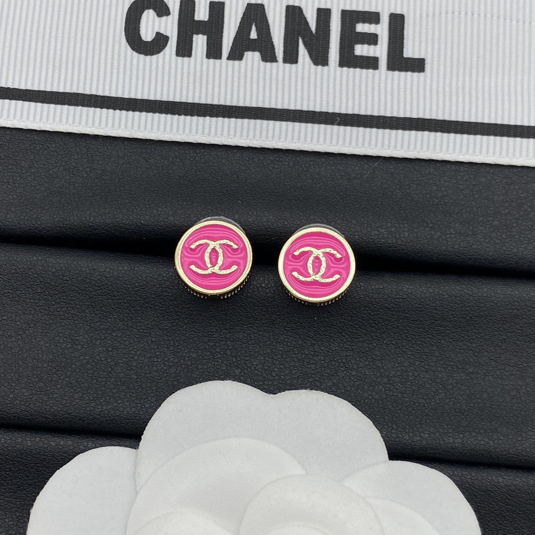 CEM216 New Arrive Fashion  Hot Sale  with Diamond Heart Earring  for Woman Jewelry Black and Pink Color To Choose Gift