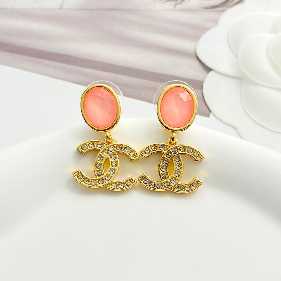 CEM231 New Arrive Fashion  Hot Sale  with Pearl Pink Earring  for Woman Jewelry To Choose Gift Not with Box