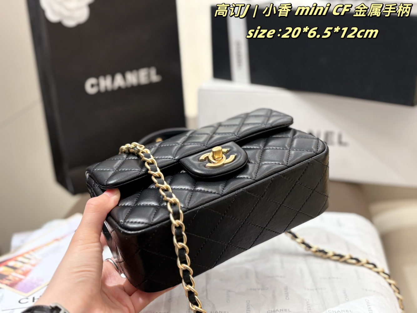 CEM266 New arrive fashion black white red   pink brown gray bag for woman hands bag beautiful gift to choose gift 20*6.5*12cm