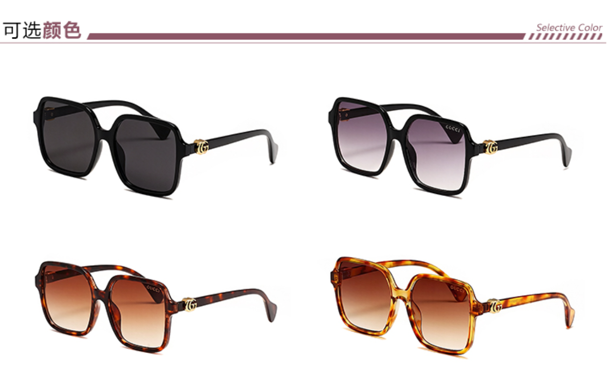 GEM165 Designer sunglasses luxury Spicy girl style sunglasses for women Sexy trend men gift glasses Beach shading UV protection polarized glasses with box
