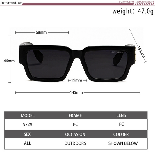 LEM448 Designer sunglasses luxury Spicy girl style sunglasses for women Sexy trend men gift glasses Beach shading UV protection polarized glasses with box