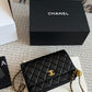 CEM246 designer shoulder bags classic classic flap patterned chain shoulder strap sheepskinflap bag crossbody shoulder bag black bag 20*13cm