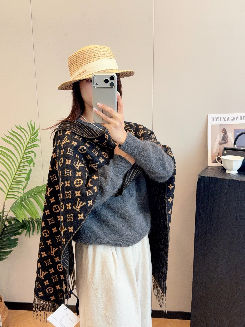 LEM525 new arrive  Hot sale brown black grey yellow color fashion beautiful  scarf  for woman gift  to choose size 180*45cm