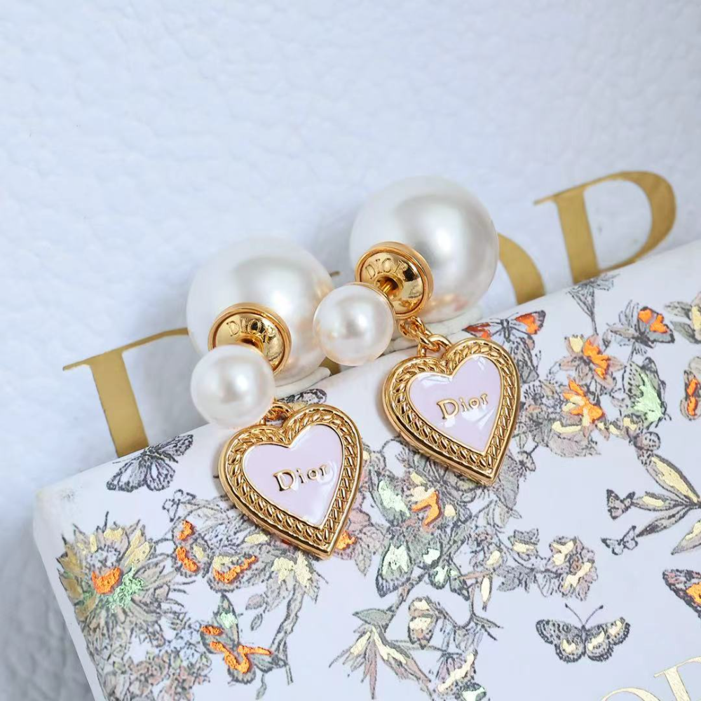 DEM383 2022 Hot sale New arrive pink earring for woman gift color Retro Simple Women's Stud Earrings for woman jewelry