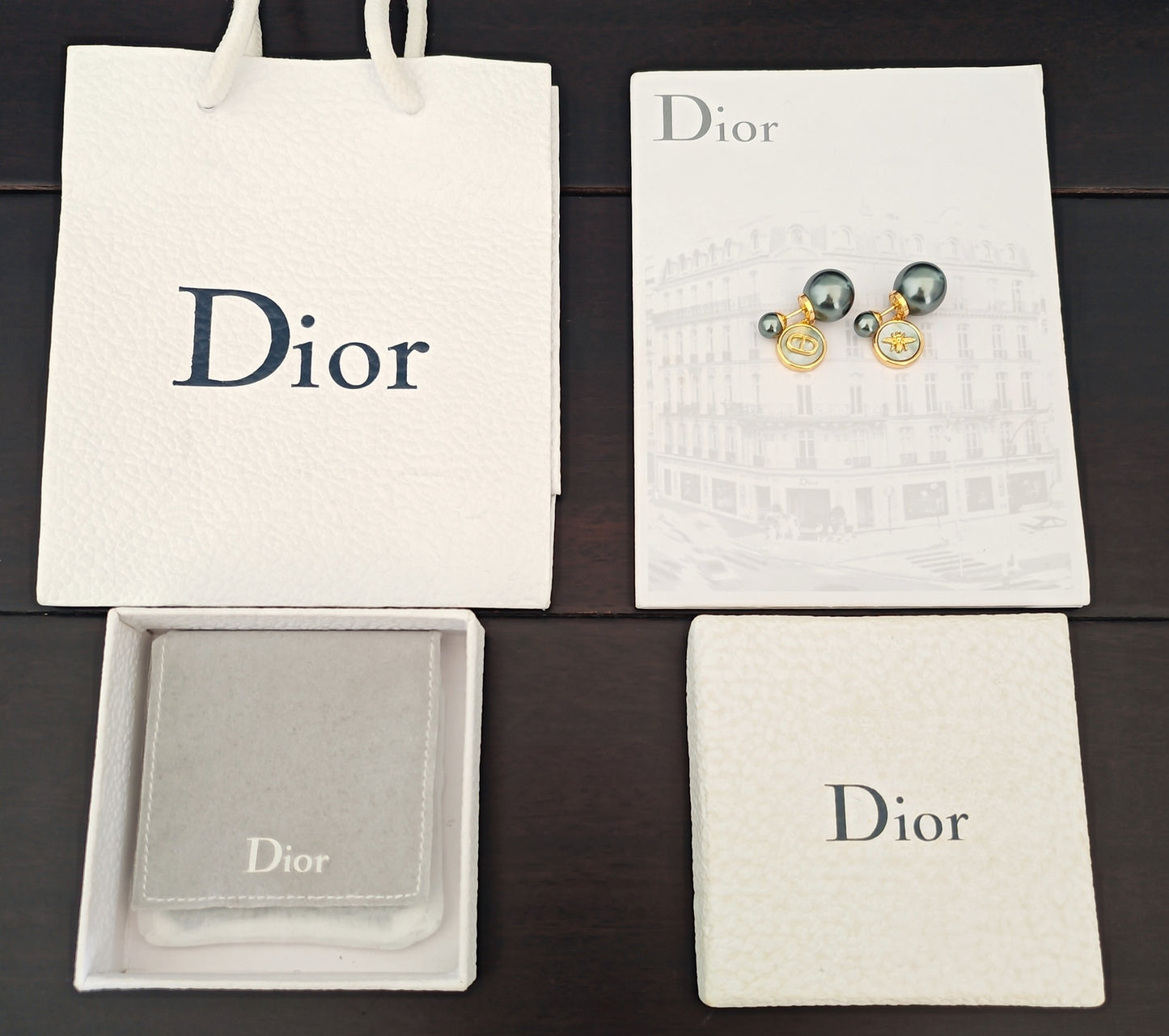 DEM282 New Arrive Fashion  Hot Sale  with Pearl Earring  for Woman 2color Jewelry To Choose Gift