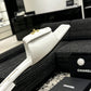 CEM260 New arrive fashion black and white color shose for woman beautiful Slippers gift to choose