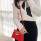 HEM94TOP Original Top-grade original single-layer leather New Genuine Leather Women's Crossbody Stewardess