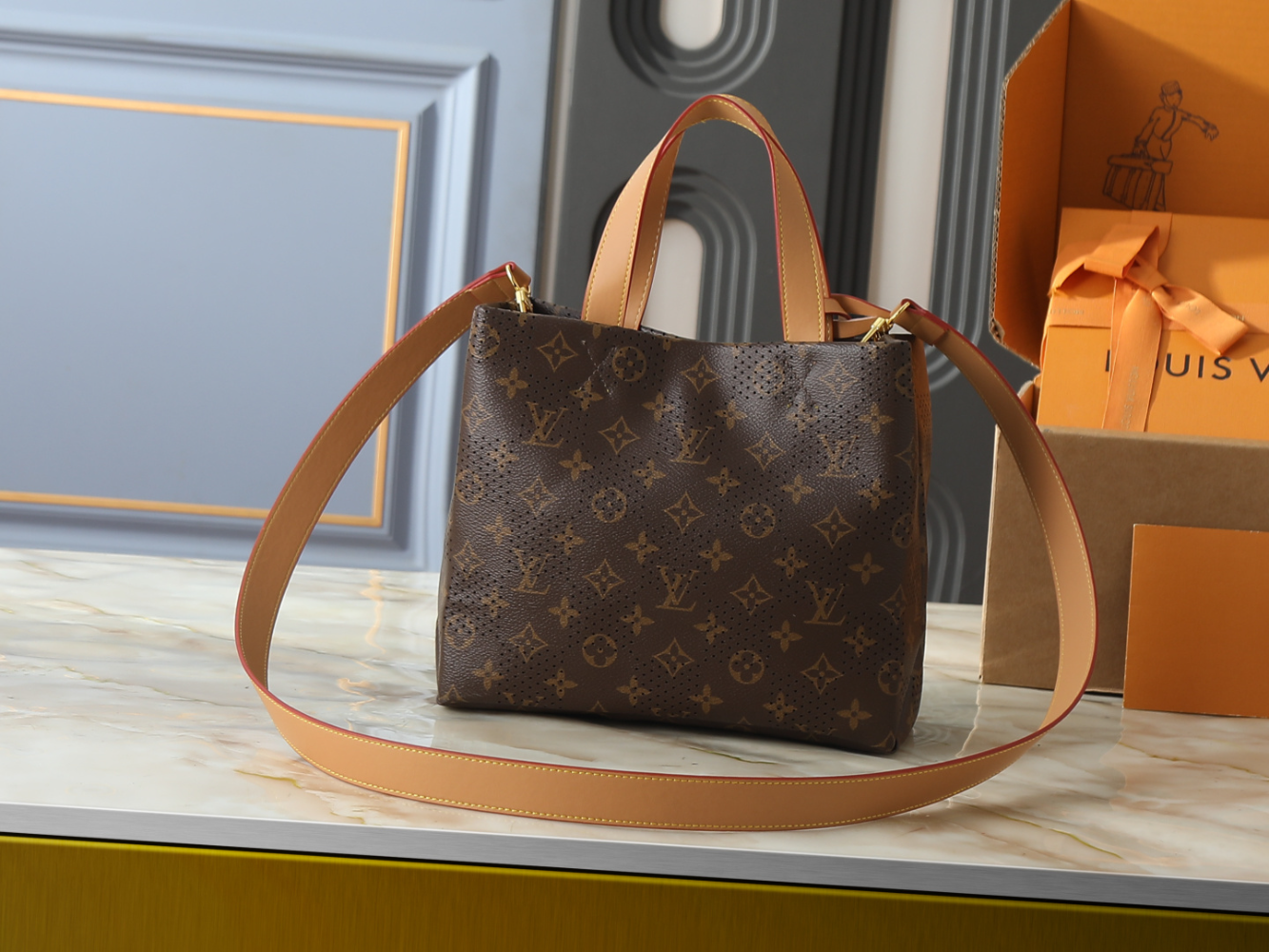 LEM492 New arrive fashion  brown bag for woman hands bag beautiful gift to choose gift 2 size