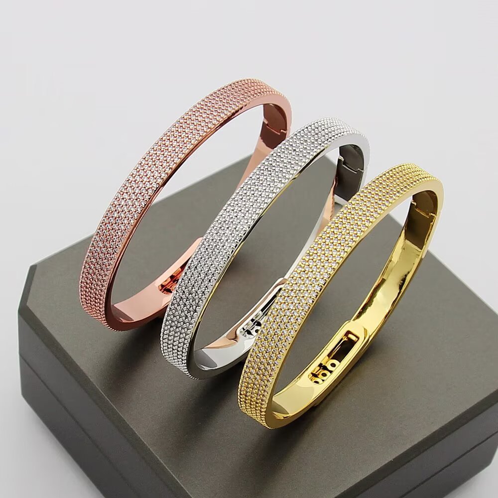 MEM11 Luxury Bracelet Classic Bracelet Designer for Women full of stones bracelet