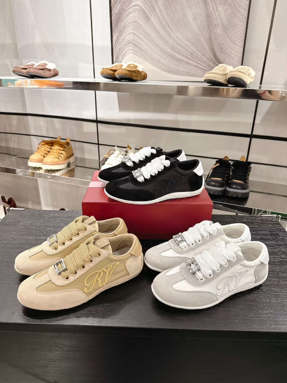 RV01 New fashionable black blue brown women's shoes  available in various colors beautiful slippers excellent gift items