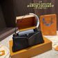 LEM615 New arrive fashion black brown caramel bag for woman hands bag beautiful gift to choose gift 33*13CM