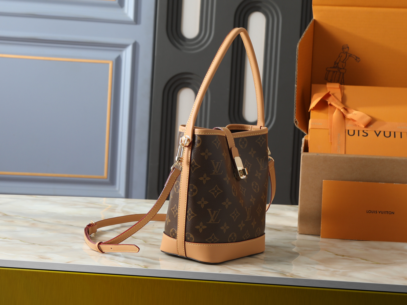 LEM439 New arrive fashion brown  bag for woman hands bag beautiful gift to choose gift 2 size