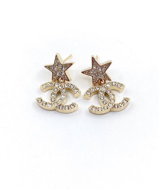 CEM228 New Arrive Fashion  Hot Sale  with Full Diamond Stars Earring  for Woman Jewelry To Choose Gift