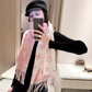 LEM546 new arrive  Hot sale black pink color fashion beautiful  scarf  for woman gift  to choose size 180*45cm