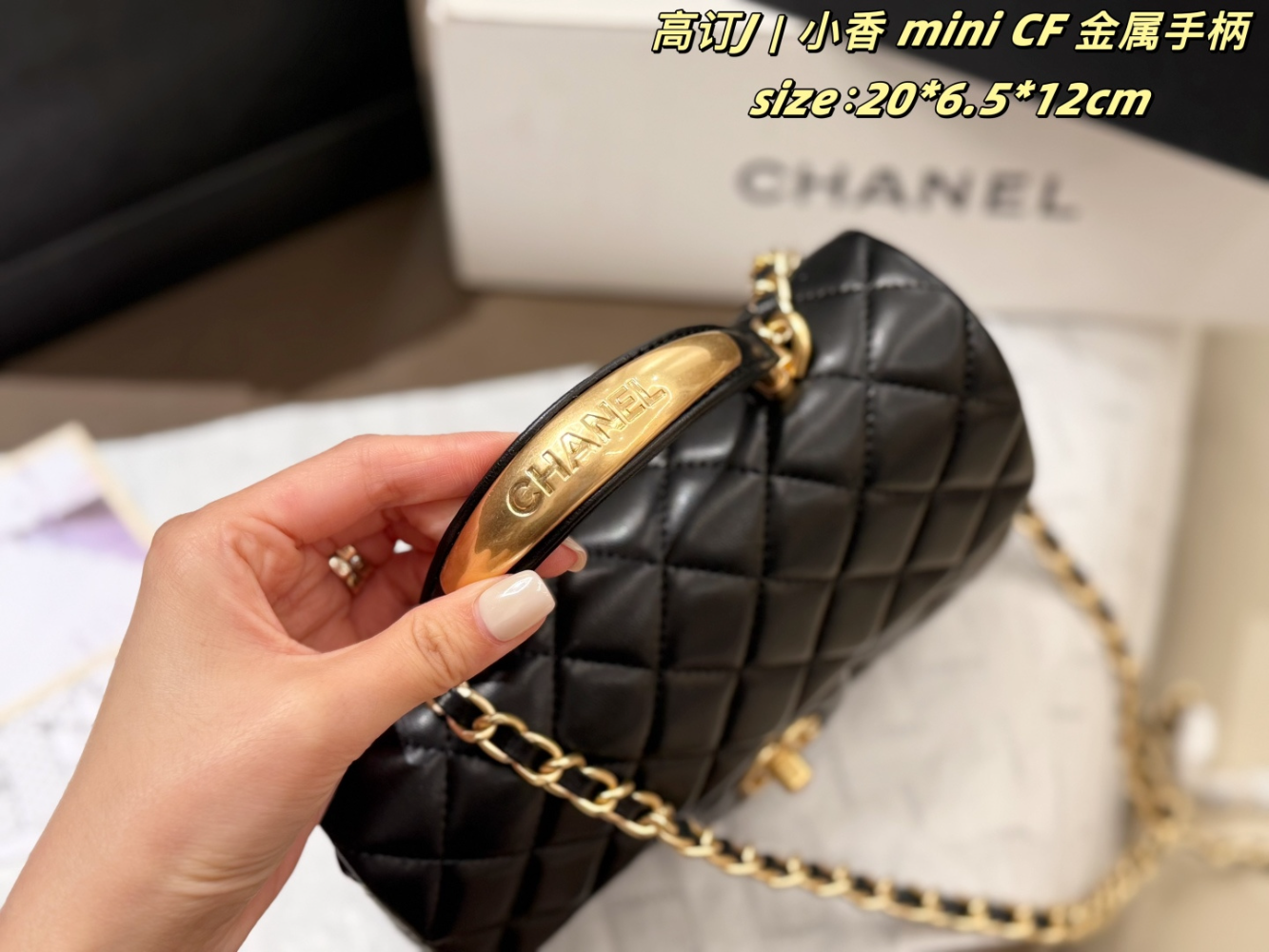 CEM266 New arrive fashion black white red   pink brown gray bag for woman hands bag beautiful gift to choose gift 20*6.5*12cm