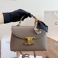 CLEM50 New arrive fashion black grey bag for woman hands bag beautiful gift to choose gift  20x13cm