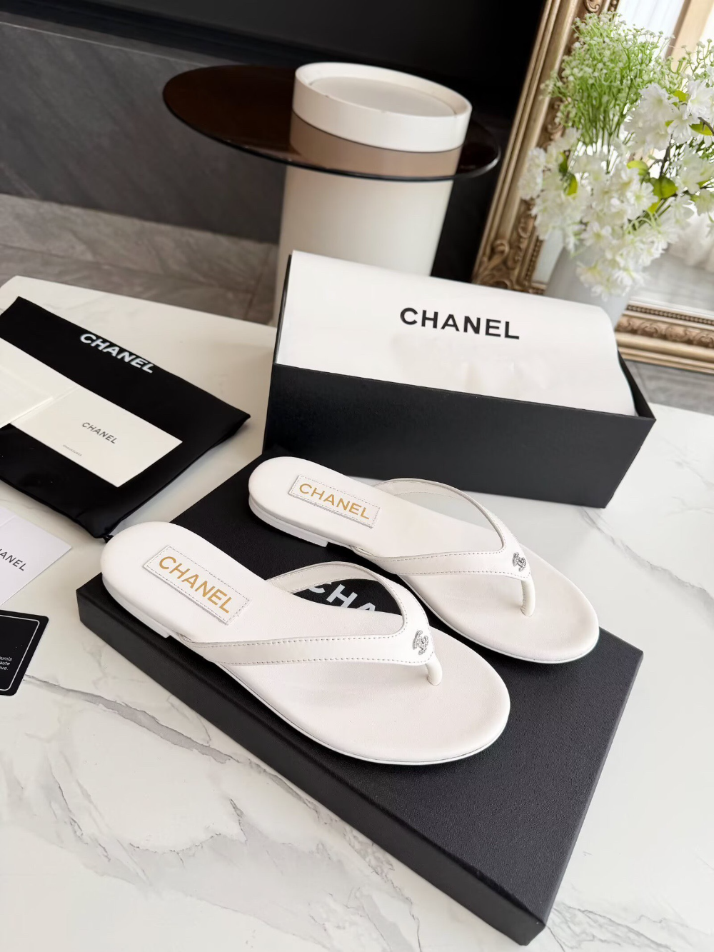 CEM338 New arrive fashion black white shose for woman beautiful Slippers gift to choose