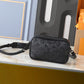 LEM334 Hot sale fashion black bag for woman men  beautiful gift  big size 20*13*6.5cm
