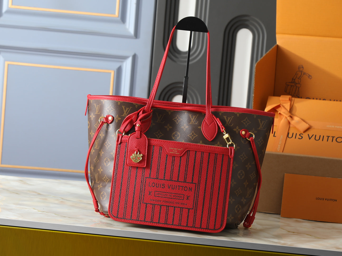 LEM495 New arrive fashion red bag for woman hands bag beautiful gift to choose gift 2 size