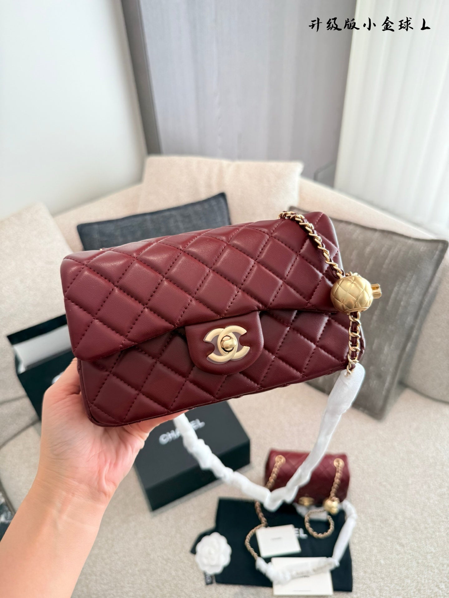 CEM243 New Designer Lambskin Leather Quilted Tabby Handbags Gold Hardware Chains Letter C Hasp Shoulder Bag