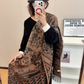 DEM336 new arrive  Hot sale  brown grey color fashion beautiful  scarf  for woman gift  to choose size 180*60cm