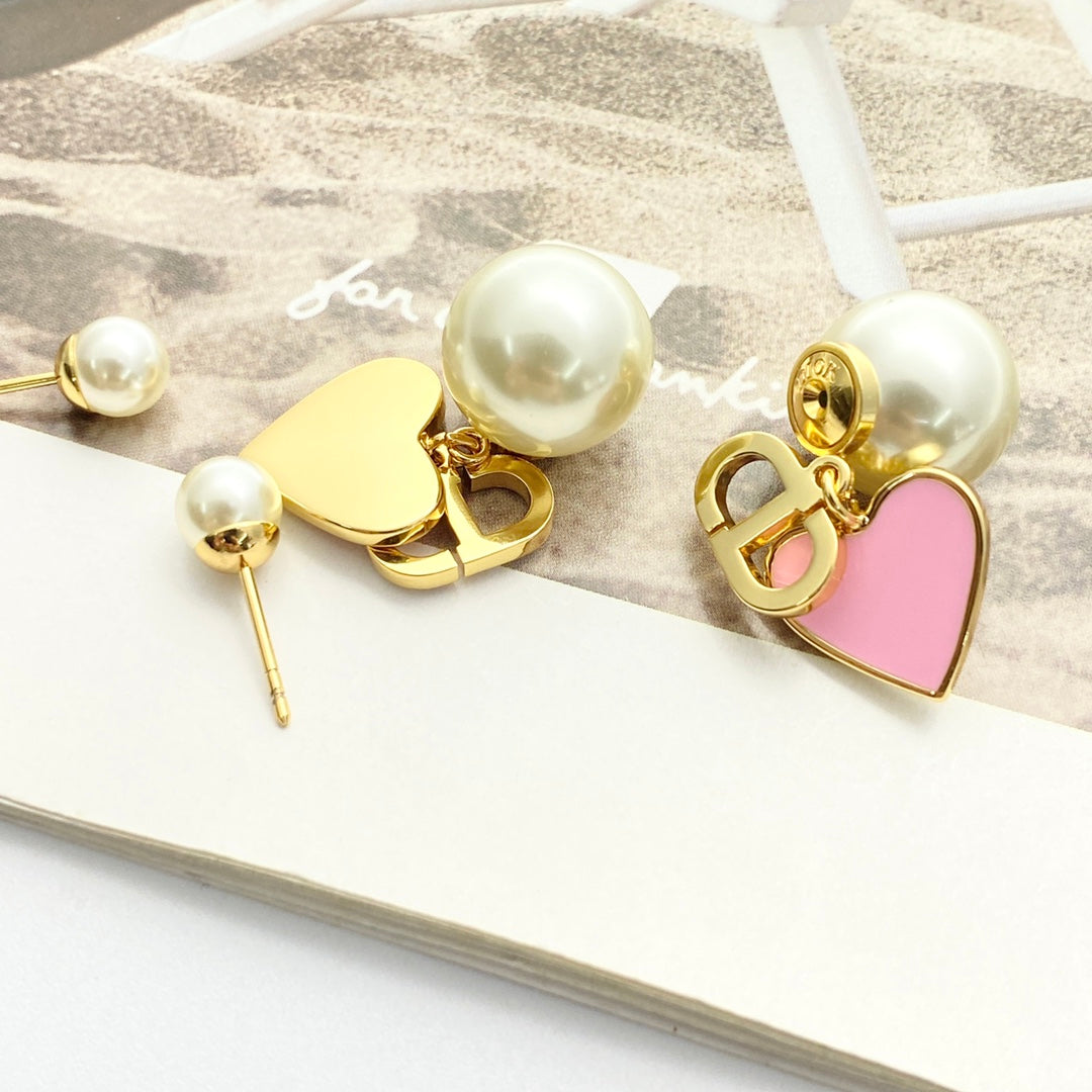 DEM293 New Arrive Fashion  Hot Sale  with Pearl Pink Earring  for Woman Jewelry To Choose Gift not with Box